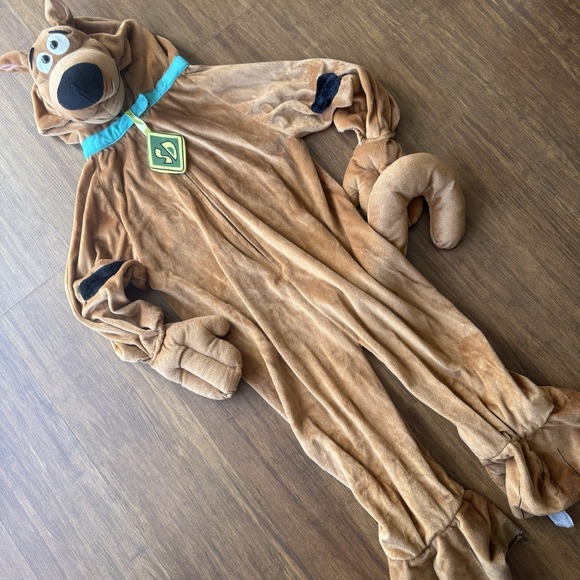 Rubie Scooby Doo Deluxe Costume Bodysuit Child Youth Medium (Kid 5-7 yrs) Plush - Picture 3 of 16